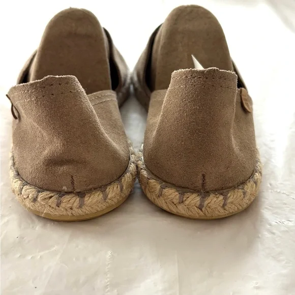 NWT Verbenas Tan Brown Espadrille Leather Loafers SZ 7.5 - Picture 6 of 12